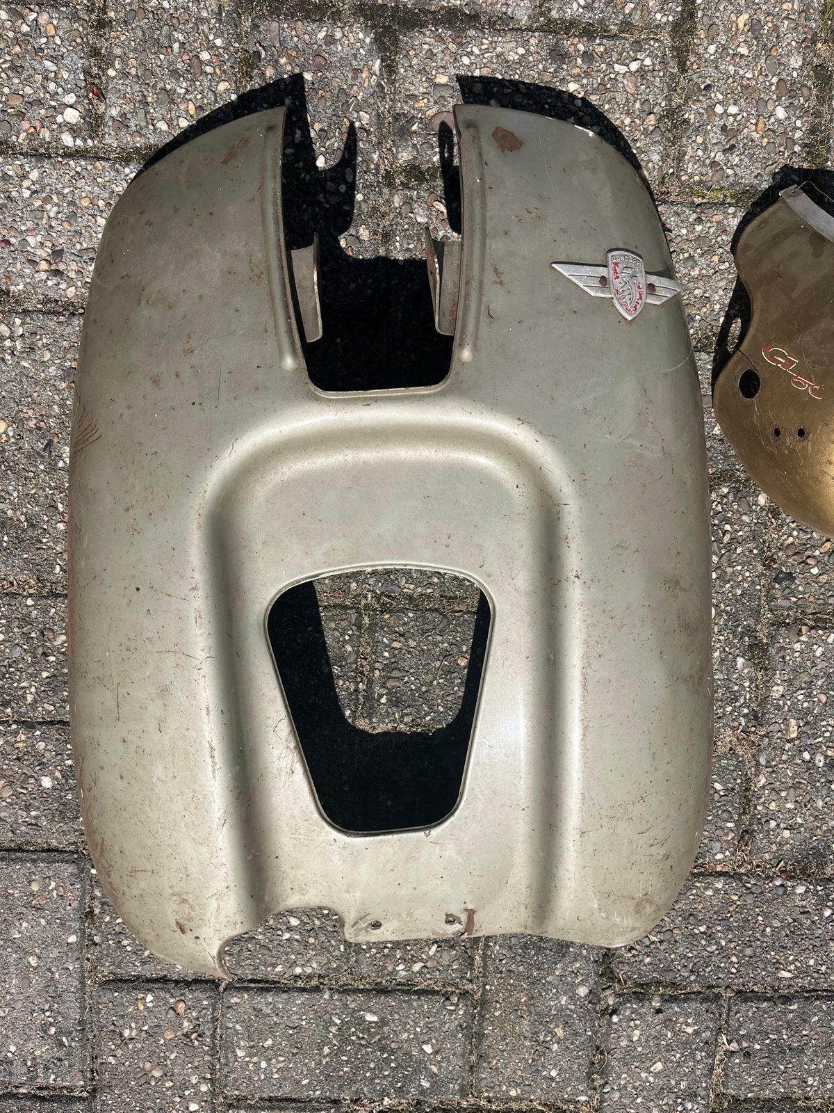 Zündapp beenschild en koplamp, Ophalen of Verzenden, Gebruikt, Overige typen, Overige merken