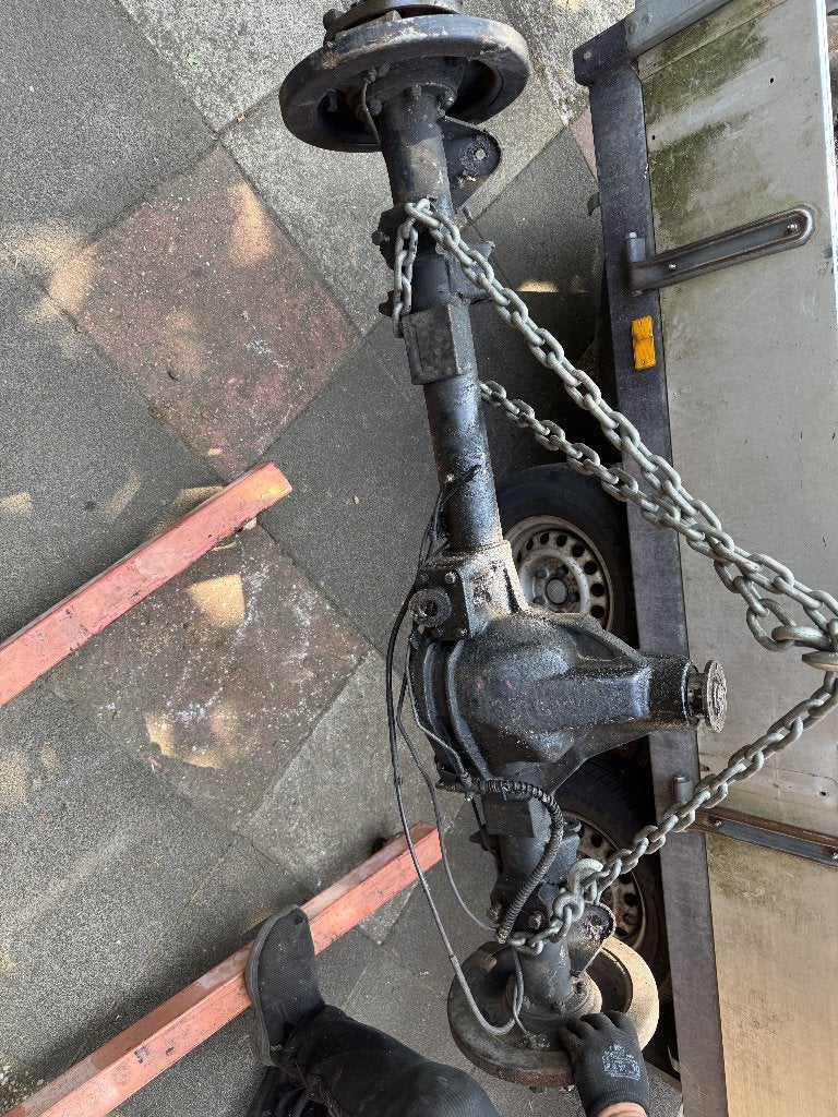 complete achter as met salisbury (trommel) 109 - 110, Ophalen, Gebruikt, Land Rover