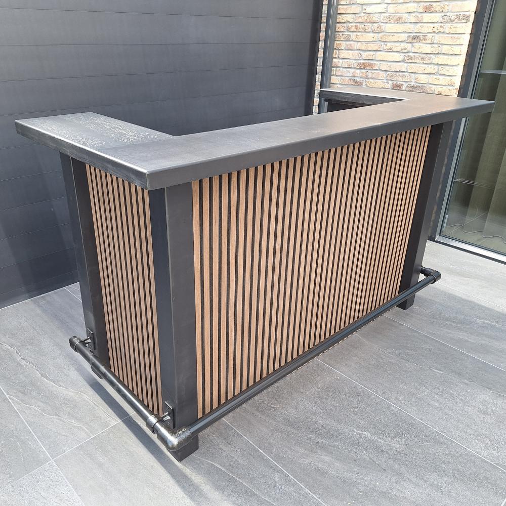 Houten bar galilea vertical - Houten barren - Thuisbar - Bar, Kouwehoek 1b, Cave & Garden, Nieuw, Ophalen of Verzenden