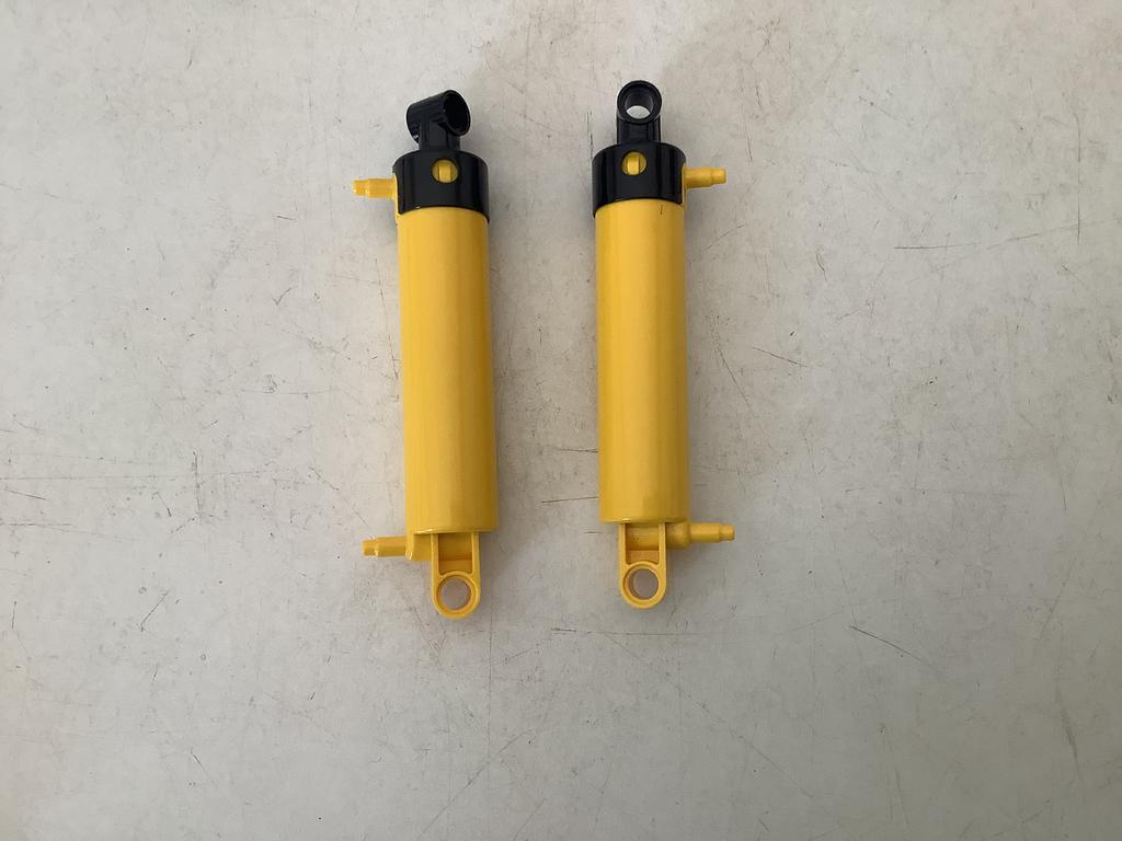 Lego technic pneumatische cilinder V2 2x11 geel, Ophalen of Verzenden, Gebruikt, Losse stenen, Lego