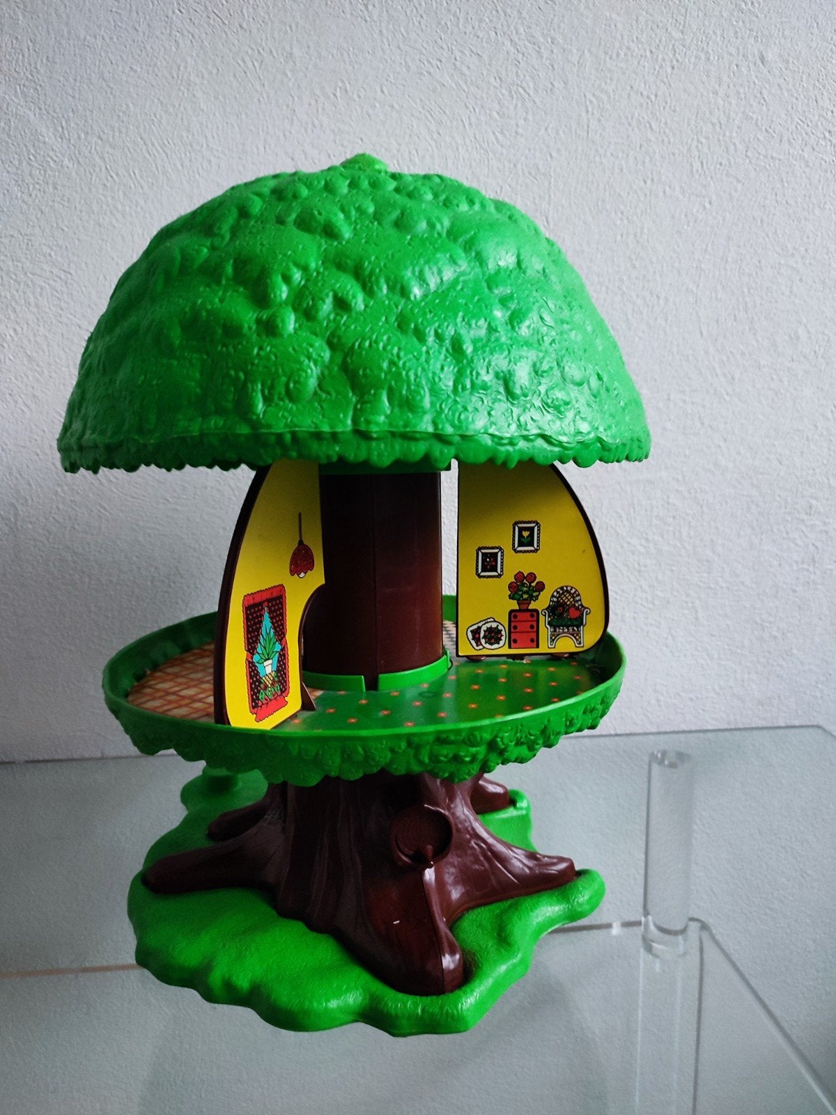 Vintage Boomhut Speelset - Speelboom speelgoed, Ophalen of Verzenden, Gebruikt, Poppenhuis