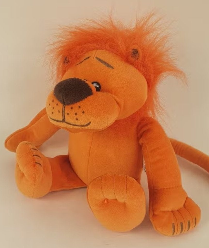 WK oranje Leuke oranje leeuw knuffel van ING- spaarpot, Verzamelen, Ophalen of Verzenden, Gebruikt, Overige materialen, Dier