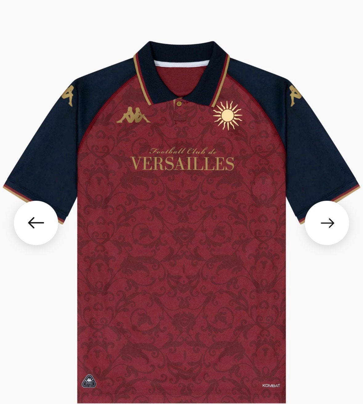 GEZOCHT: FC Versailles voetbalshirt maat: m, Ophalen of Verzenden, Zo goed als nieuw, Shirt