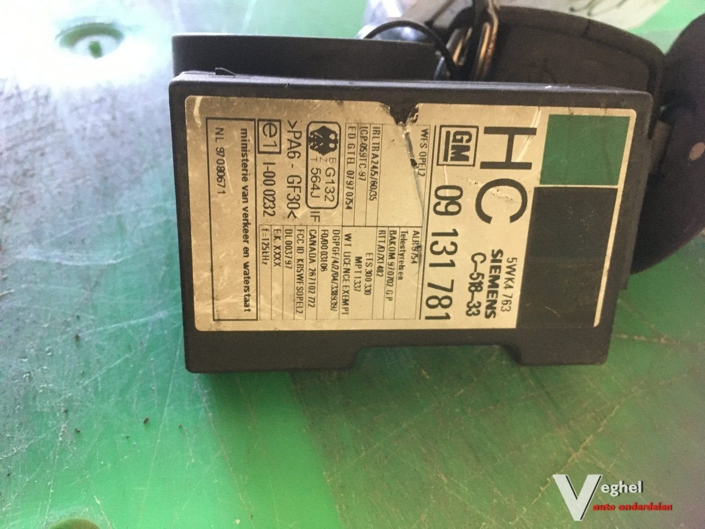 Opel Astra G 2003 contactslot met sleutel, Gebruikt, -, -, Ophalen of Verzenden