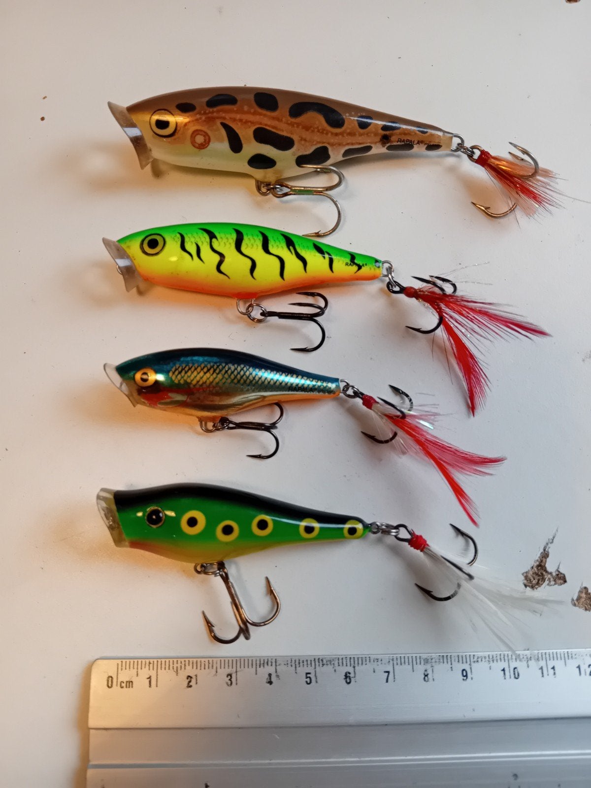 Zeebaarstoppers, 3x Rapala, 1x Berkley. kunstaas, Ophalen of Verzenden, Overige typen