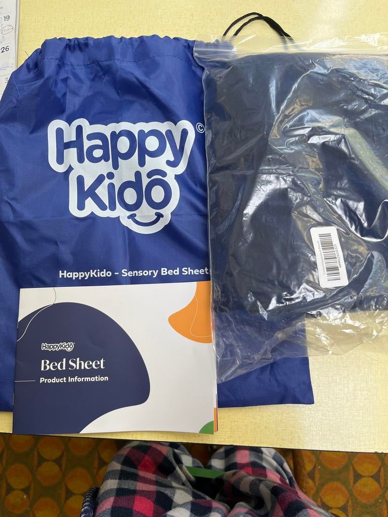 Happy Kido Sensory Bed Sheet 2 persoons, Overige typen, Nieuw, Ophalen of Verzenden, Jongetje of Meisje