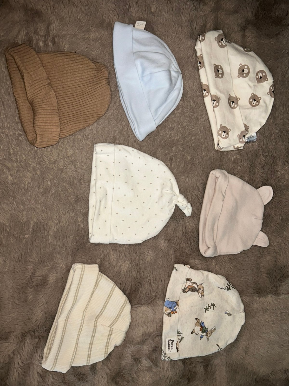 Verschillende leuke mutsjes, Ophalen, Maat 50, Jongetje of Meisje, Zo goed als nieuw