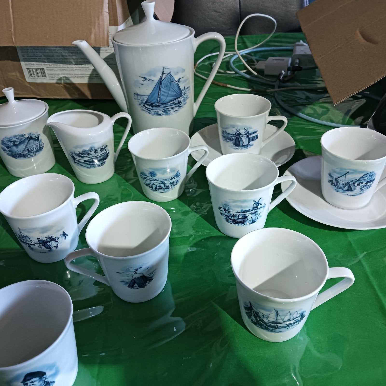 Antiek Servies Bavaria Porzellan Hollands decor, Ophalen