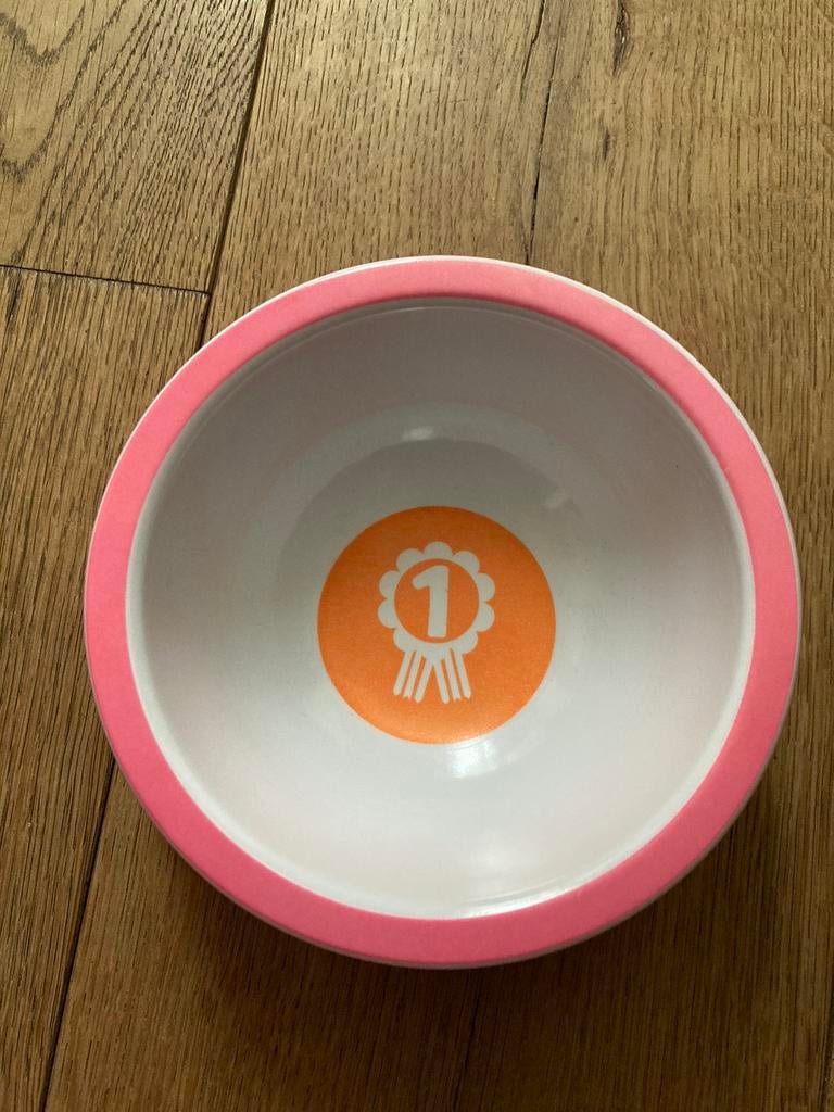 Hema voerbak roze medal #1 bakje huisdier roze oranje, Ophalen of Verzenden, Nieuw