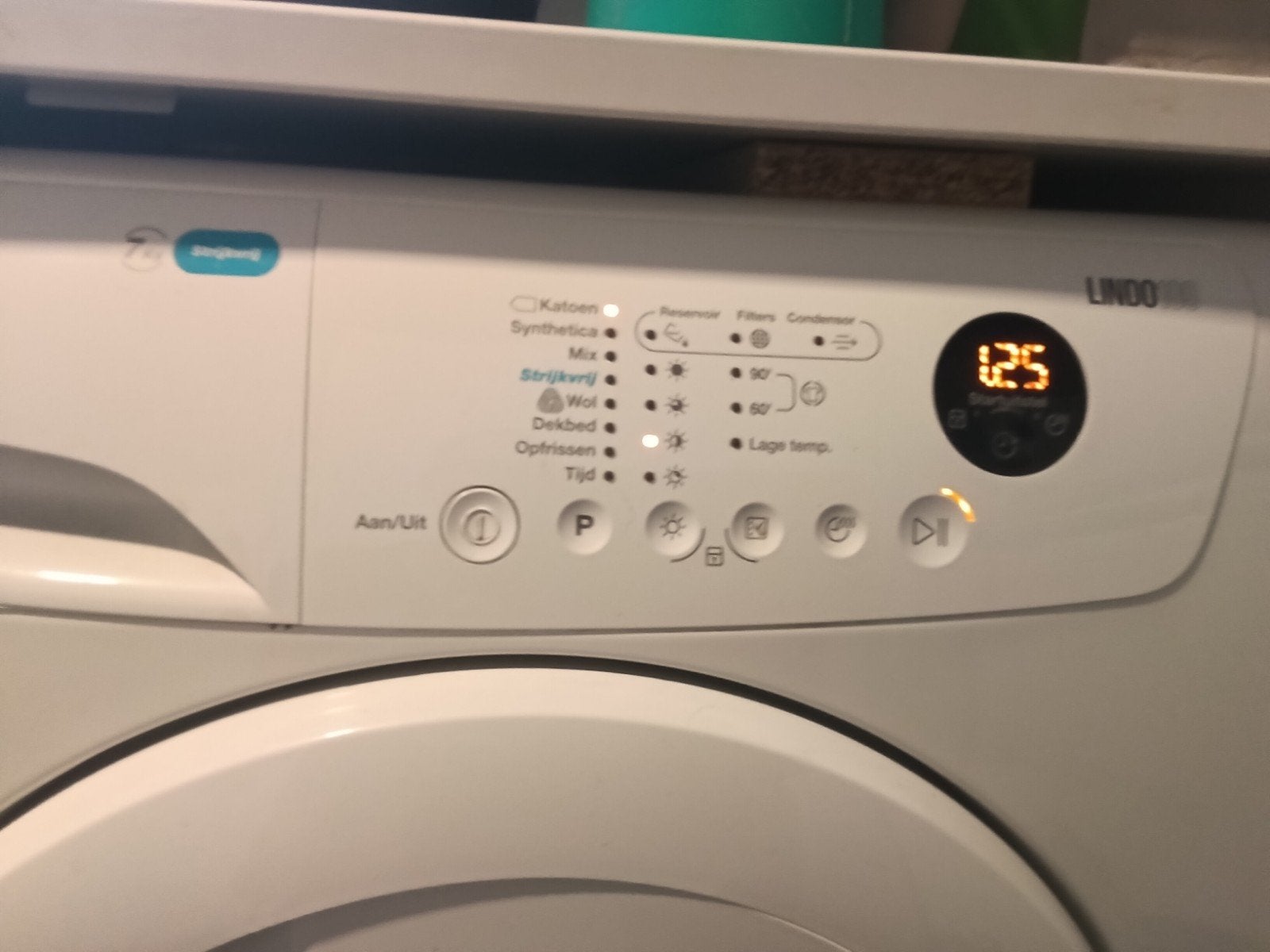 Zanussi Lindo 100 7kg condensdroger, Witgoed en Apparatuur, 6 tot 8 kg, Gebruikt, Anti-kreukfase, Ophalen of Verzenden