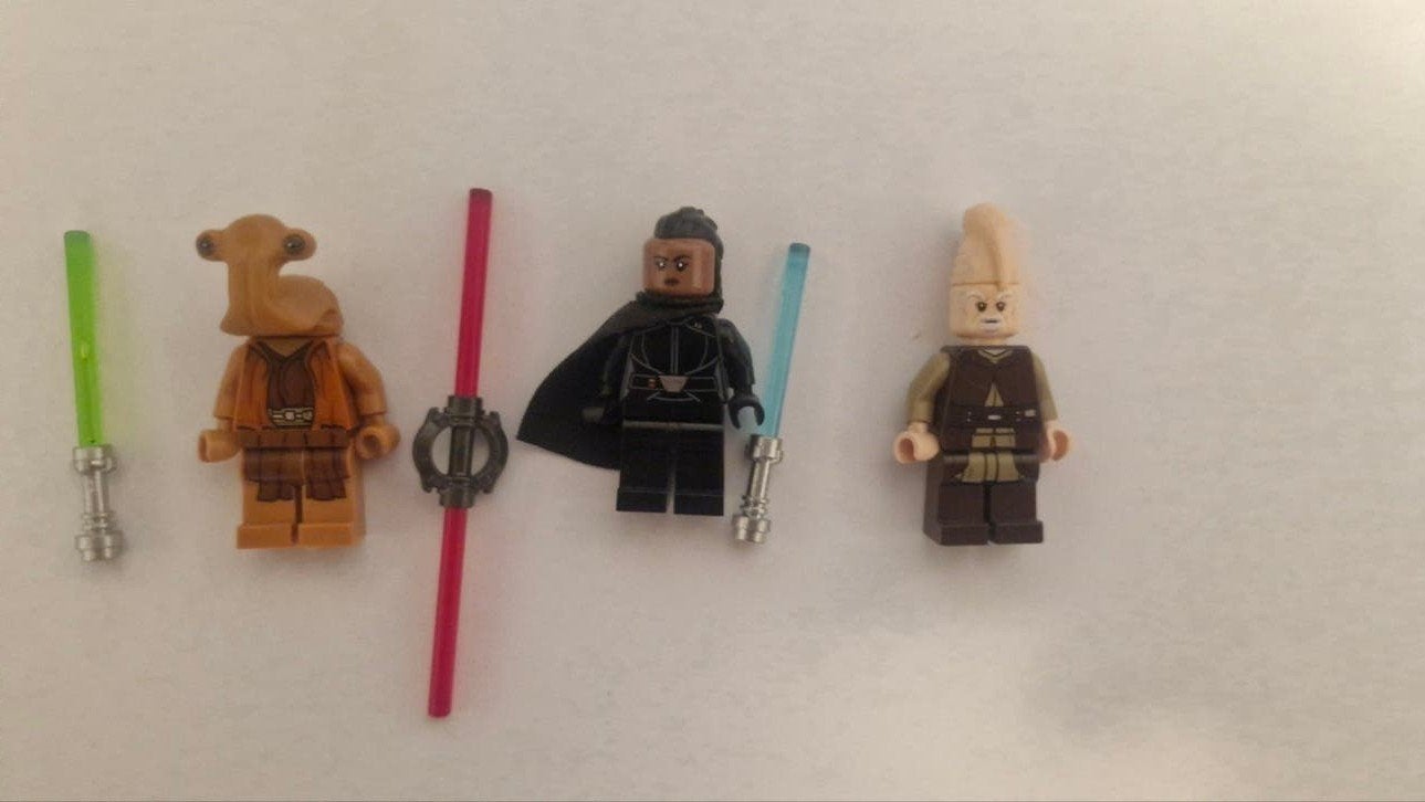 Lego Star Wars Figuren: Ithorian Jedi, Reva & Ki-Adi-Mundi, Ophalen of Verzenden, Gebruikt, Overige merken