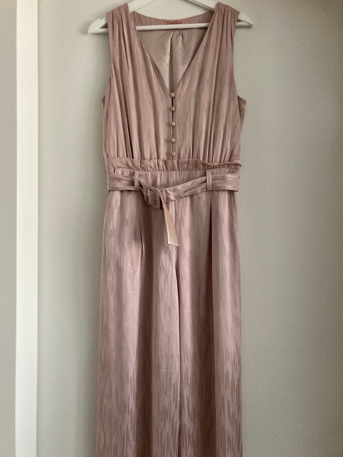 Freebird jumpsuit maat S zalm kleur, Kleding | Dames, Verzenden, Zo goed als nieuw, Maat 36 (S), Overige kleuren