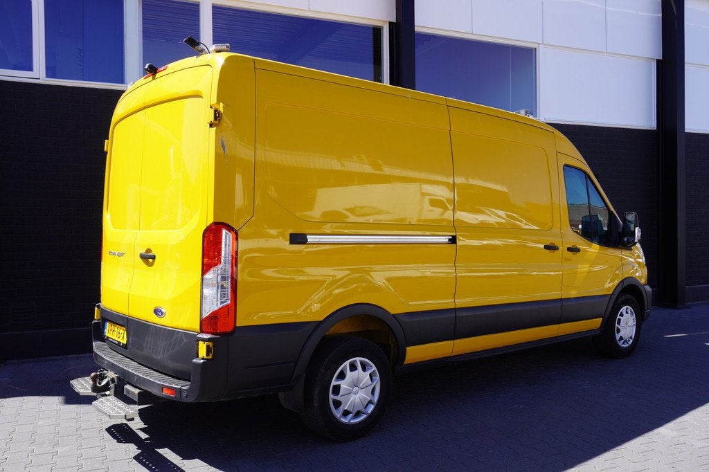 Ford Transit 2.0 TDCI 170PK L3H2 EURO 6 - Airco - Navi - Cru, Auto's, Bestelauto's, 13 km/l, 4 cilinders, Bedrijf, 2 stoelen
