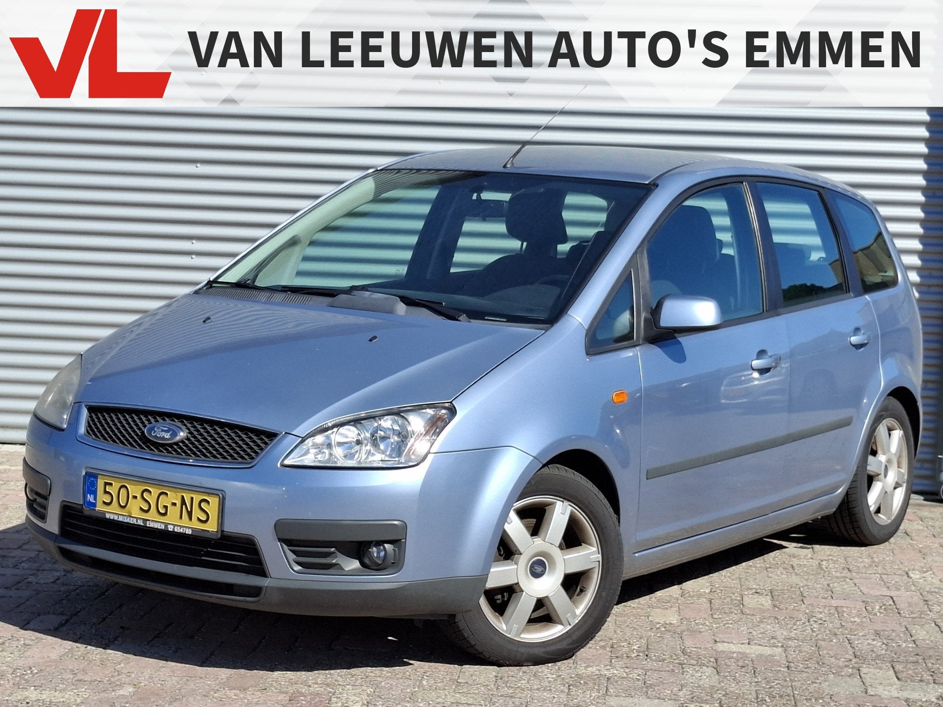 Ford Focus C-MAX 1.8-16V Futura | Nieuw Binnen! | Inruilkoop, Auto's, Voorwielaandrijving, Metallic lak, Gebruikt, Zwart