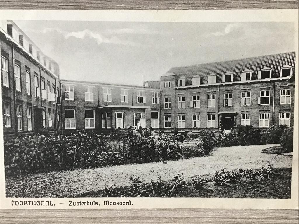 Poortugaal Zusterhuis Maasoord 1931-35, Verzenden, 1920 tot 1940, Gelopen, Zuid-Holland