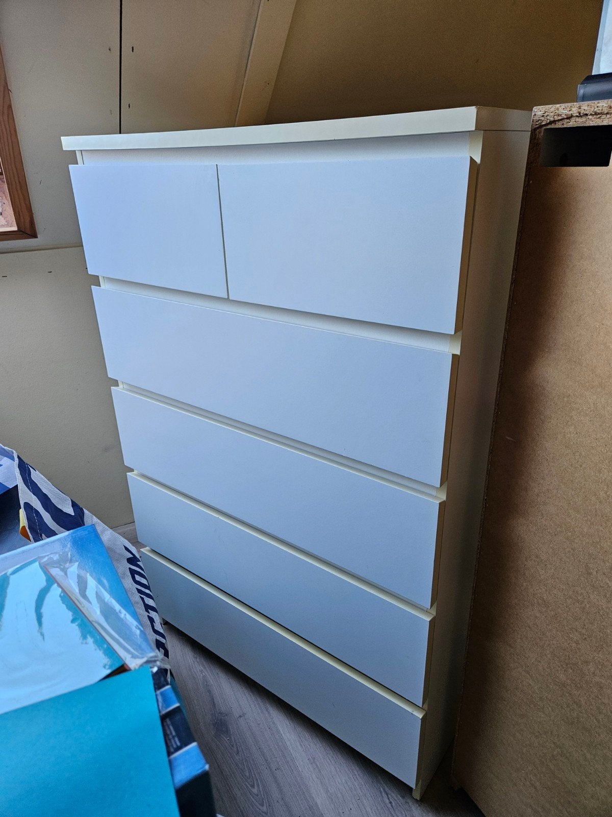 ikea malm kasten 2x (6 lades) wit en zwart, Ophalen, 25 tot 50 cm, 50 tot 100 cm, Minder dan 100 cm