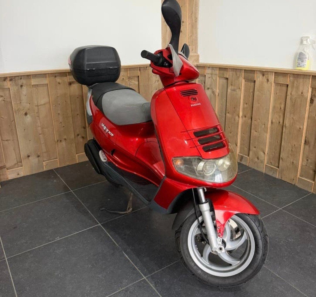 Piaggio Skipper 125cc Scooter - Rood, Fietsen en Brommers, Scooters | Piaggio, Ophalen, Gebruikt, Benzine, Overige modellen