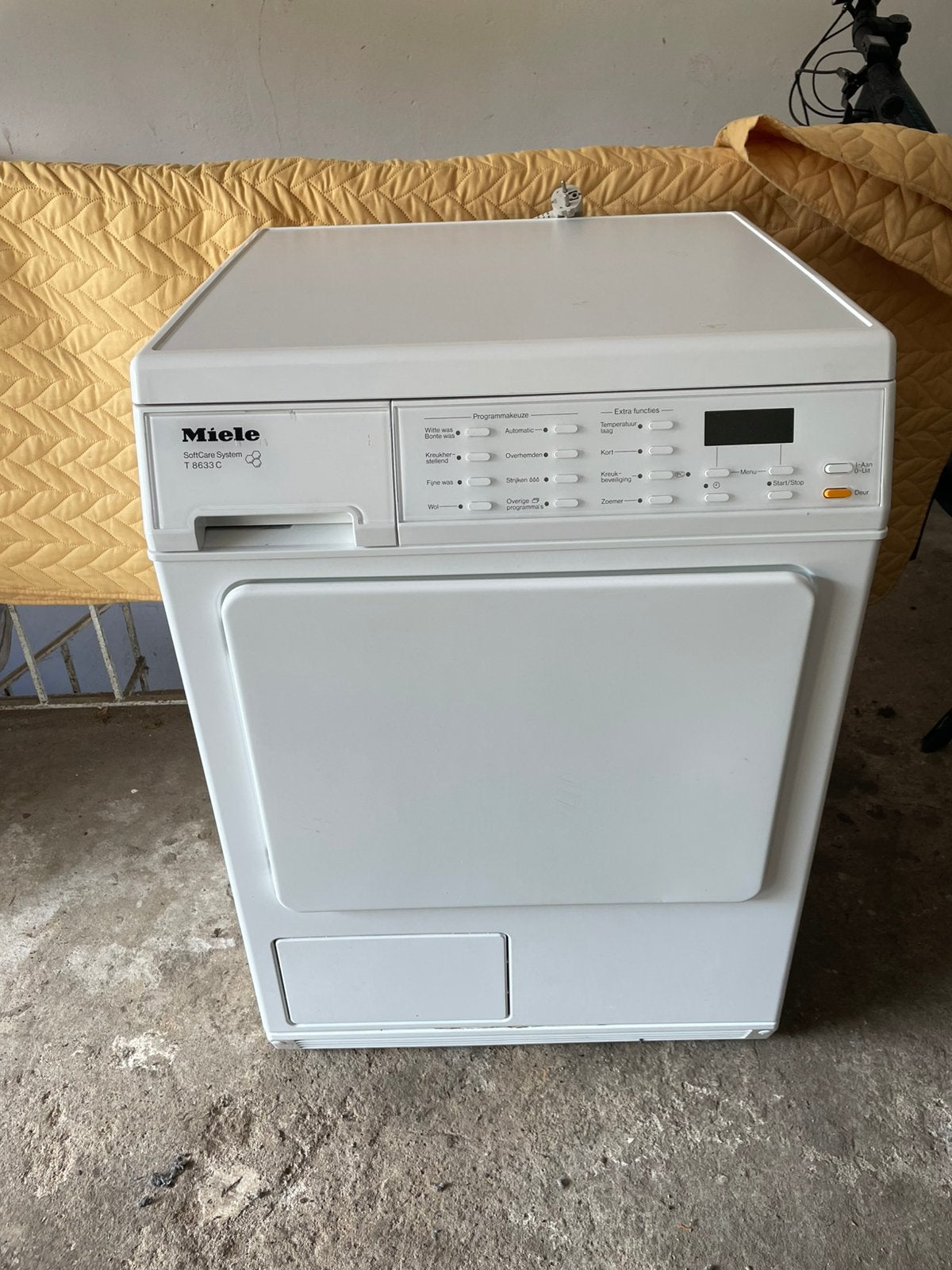 Miele SoftCare System T 8633 C Condensdroger, Ophalen, 6 tot 8 kg, Gebruikt, Voorlader