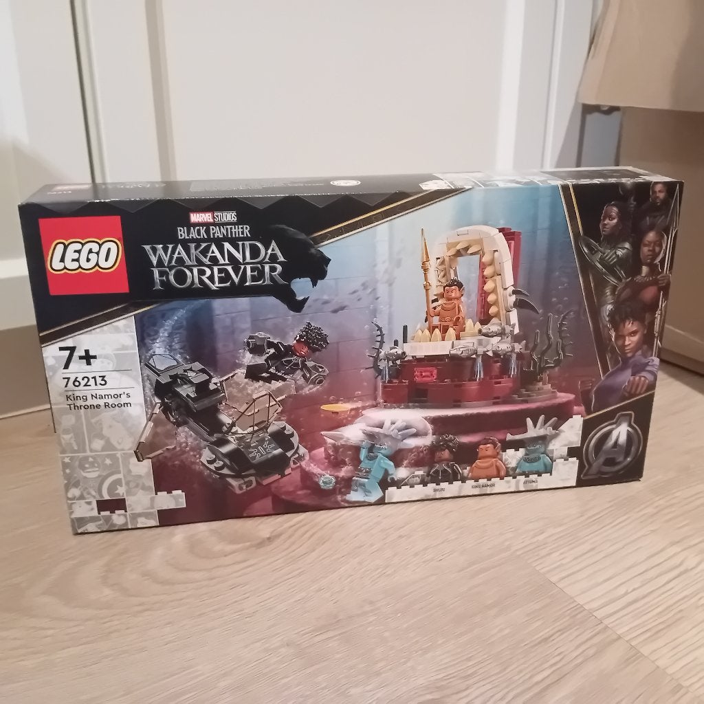 LEGO 76213 Marvel: Koning Namor’s troonzaal, Marvel, Lego, Nieuw, Ophalen of Verzenden