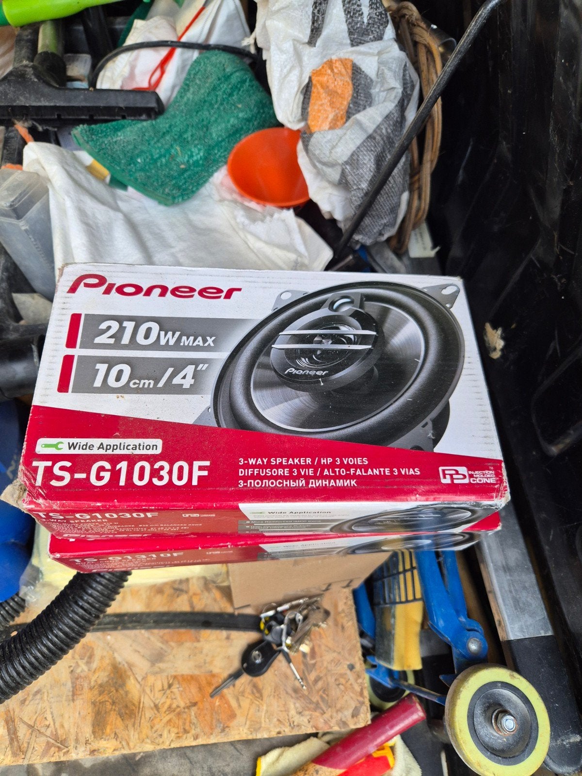 Pioneer TS-G1030F 10cm 3-weg luidsprekers 210W MAX, Ophalen