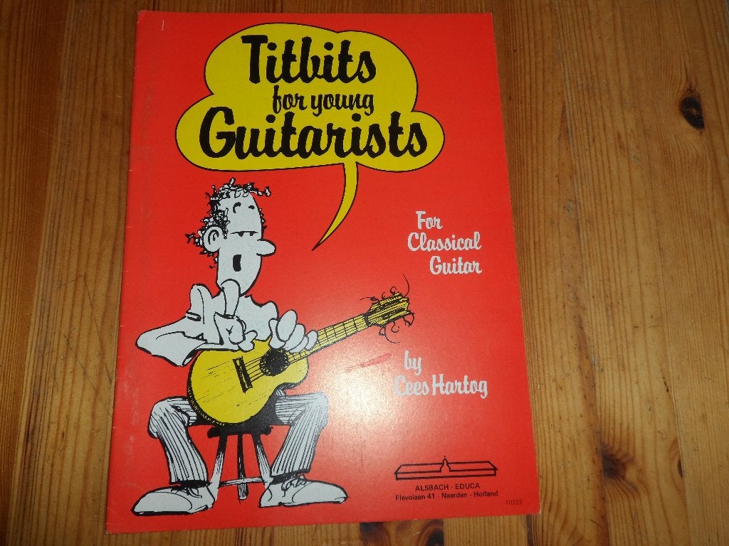 Cees hartog - titbits for young guitarists, Gitaar, Nieuw, Ophalen of Verzenden, Artiest of Componist