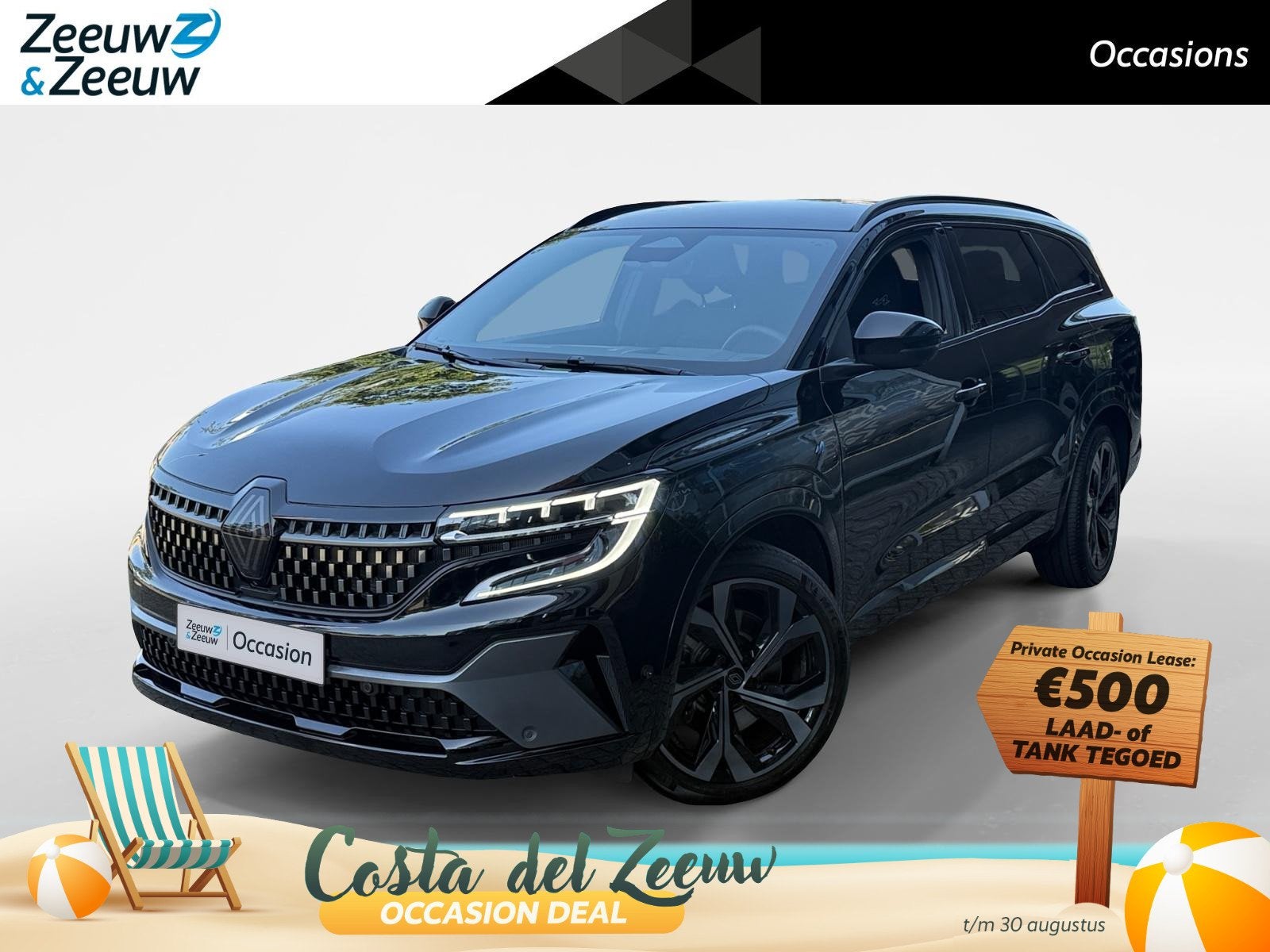 Renault Espace E-Tech full hybrid 200 esprit Alpine 7p. *Aut, 12 maanden, Automatische klimaatregeling, Gebruikt, Euro 6