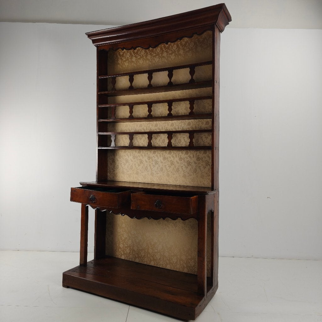 Engels Georgisch dressoir – Massief eiken, circa 1800, Antiek en Kunst, Antiek | Meubels | Kasten, Ophalen of Verzenden