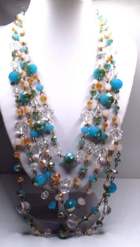 Schitterend collier, Met kristal, Overige materialen, Overige kleuren, Verzenden
