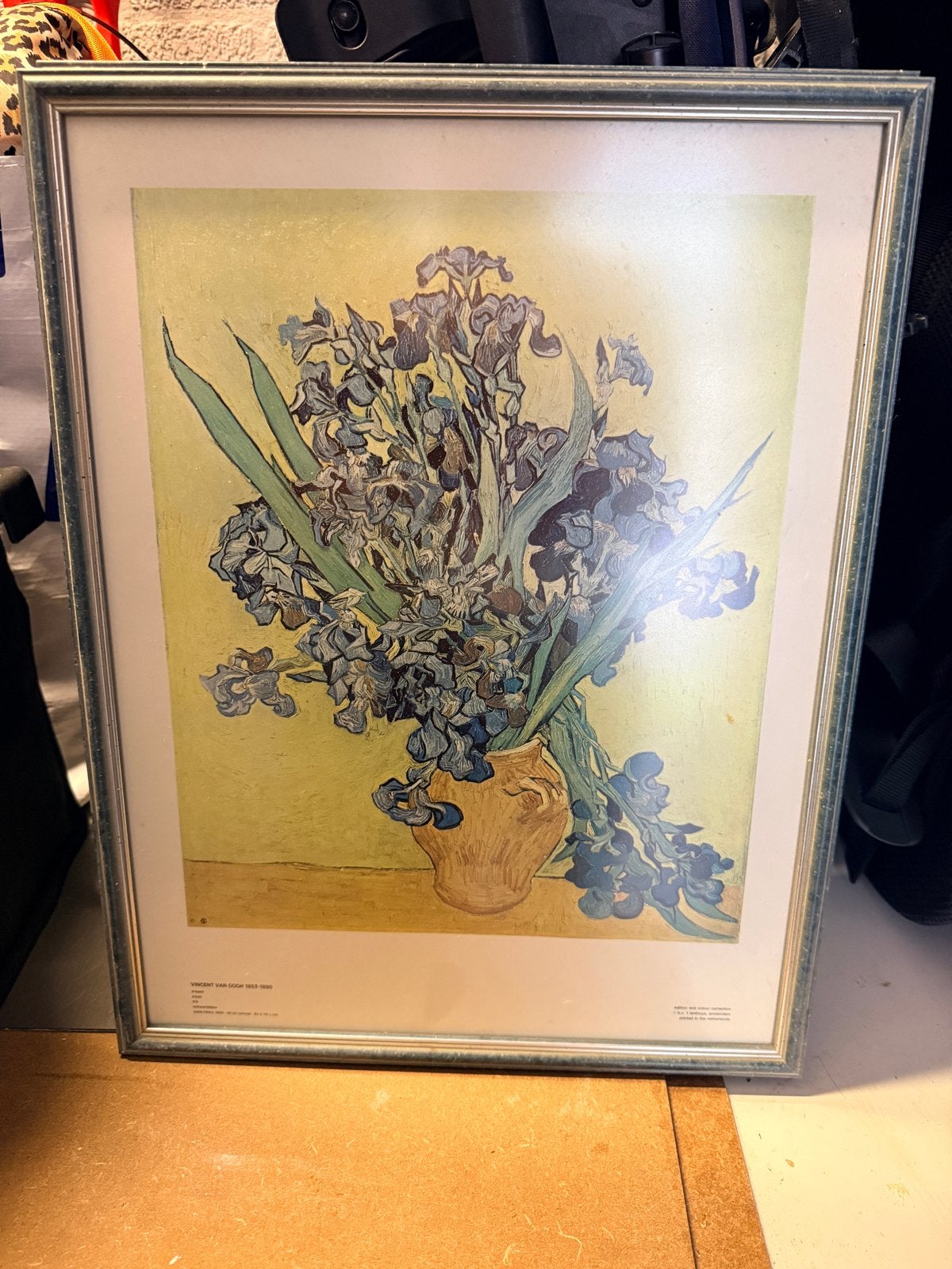 Klassieke kunstprint: Van Gogh's Irissen, Klassiek, Print, Papier, Ingelijst