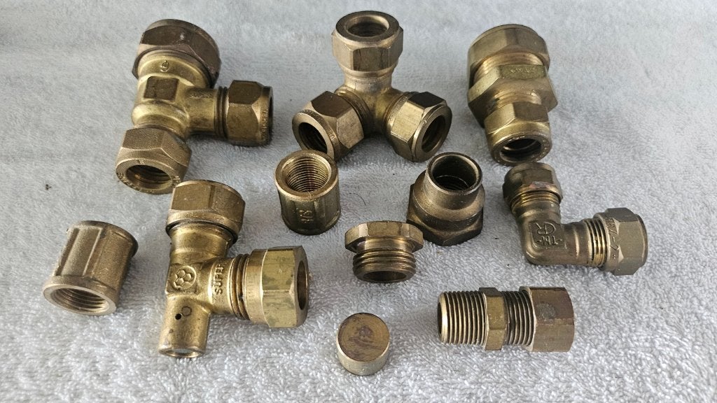 KIWA Knelkoppelingen * Bieden per foto(s) of alles in 1 koop, Doe-het-zelf en Verbouw, Sanitair, Ophalen of Verzenden, Nieuw, Koper
