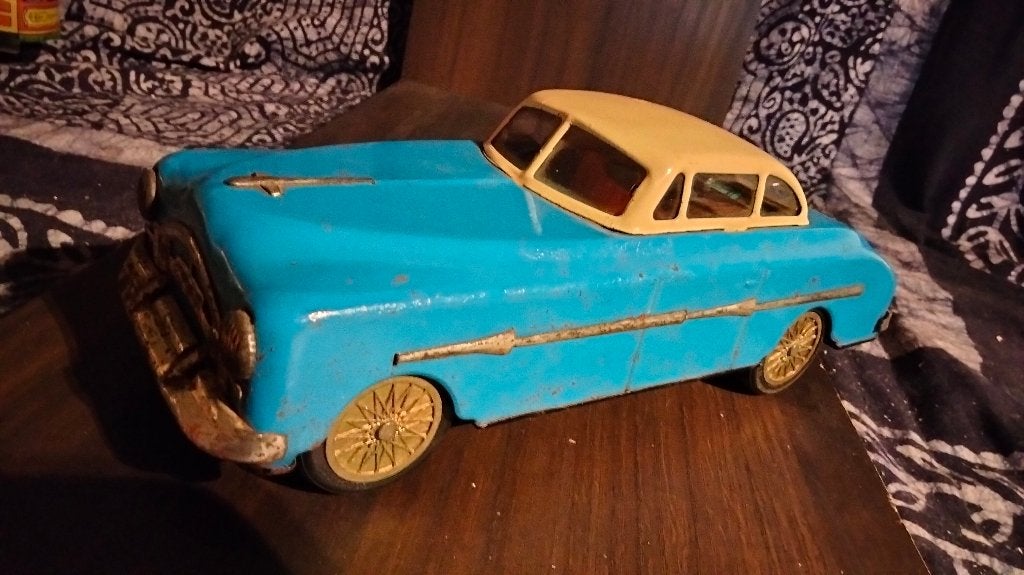 Packard Lemezaru Gyar 1950 tin car friction car. Hongarije !, Ophalen of Verzenden