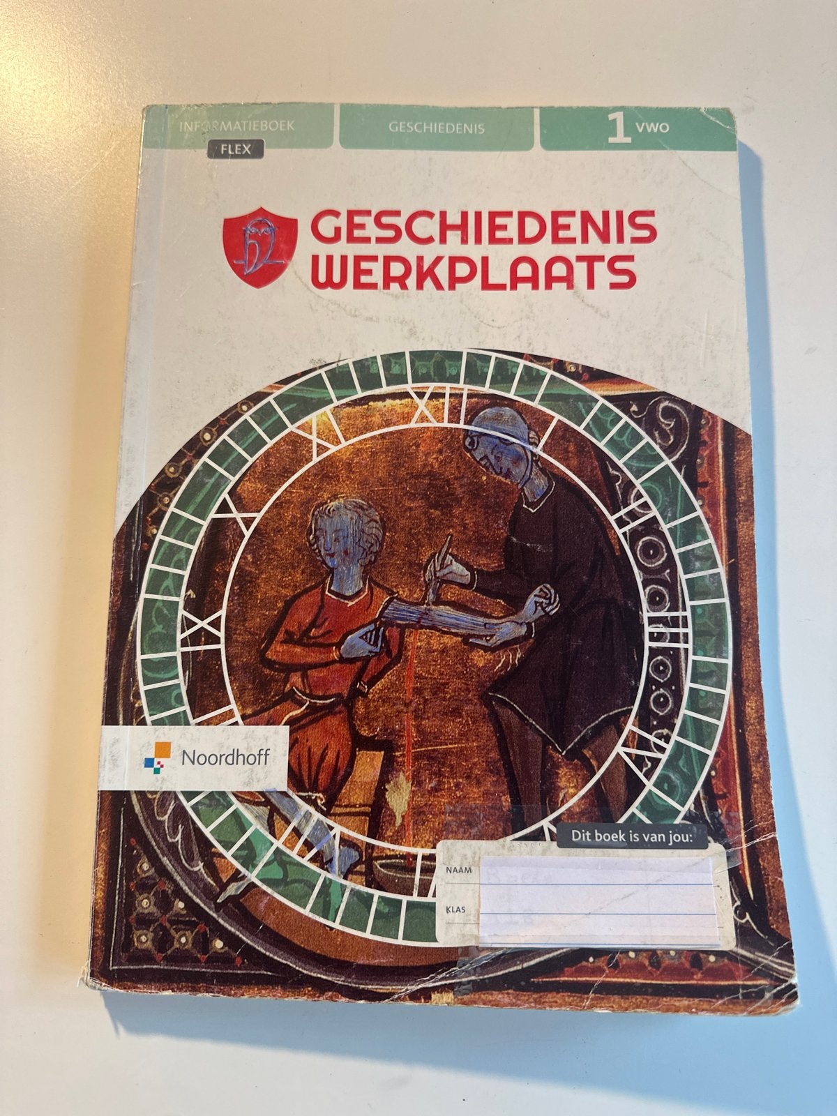 Geschiedenis Werkplaats 1 VWO Informatieboek Noordhoff, Ophalen of Verzenden, Gamma, Gelezen