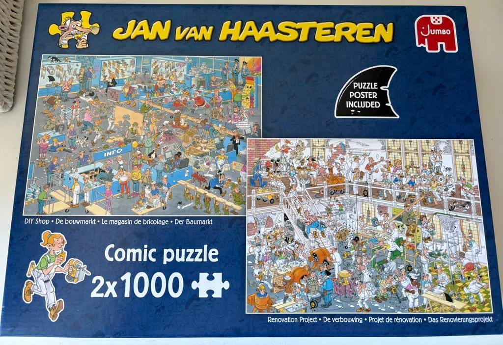 Jan van haasteren puzzel, Ophalen of Verzenden, 500 t/m 1500 stukjes, Zo goed als nieuw