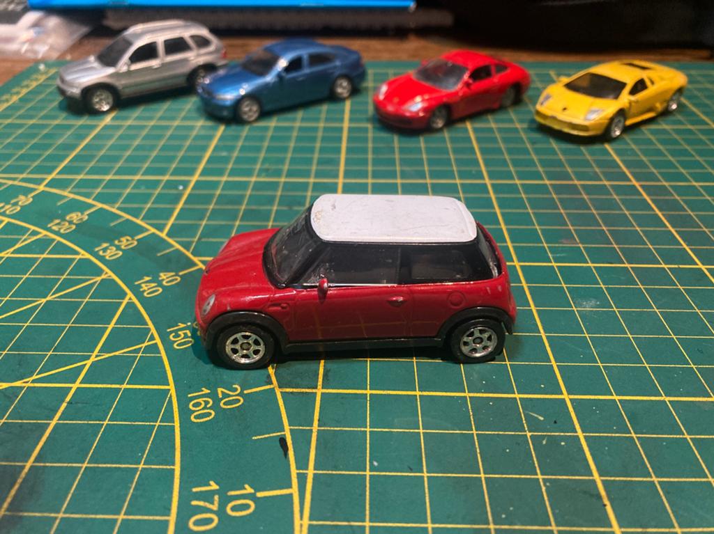 Welly mini cooper, Ophalen of Verzenden, Gebruikt, Auto