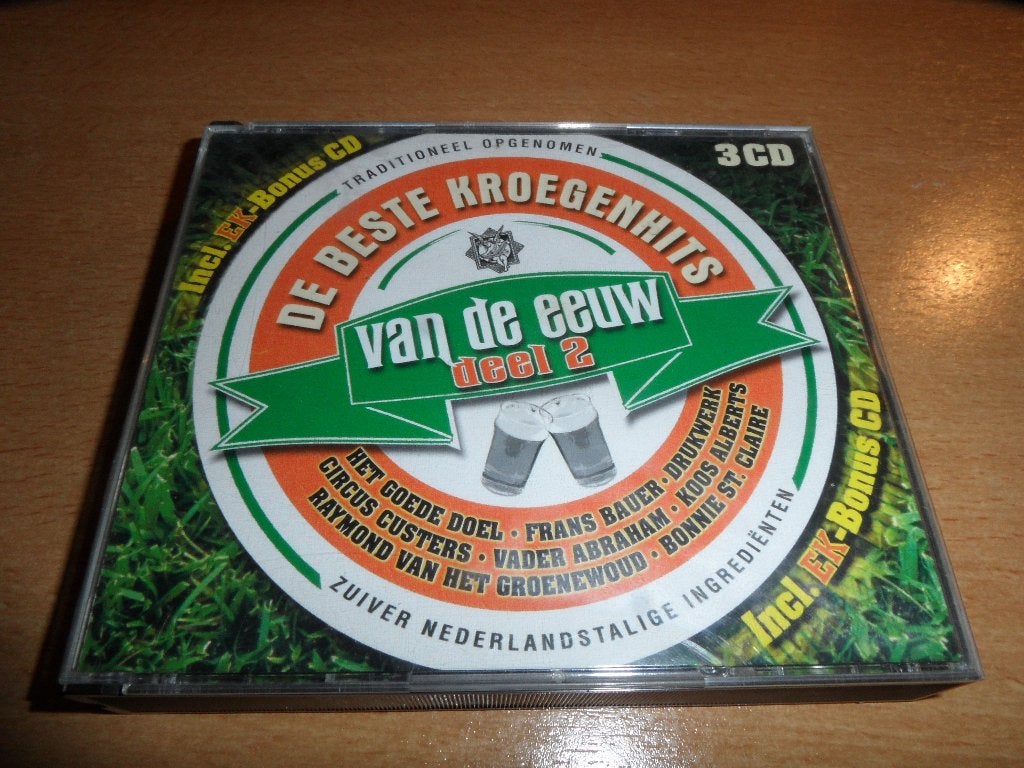 Originele 3 CD: De beste kroegenhits van de Eeuw deel 2, Cd's en Dvd's, Ophalen of Verzenden, Gebruikt, Nederlandstalig, Verzamelalbum