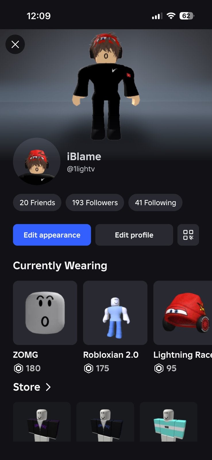 Roblox account 2021, 1 speler, Ophalen, Zo goed als nieuw, Vanaf 3 jaar