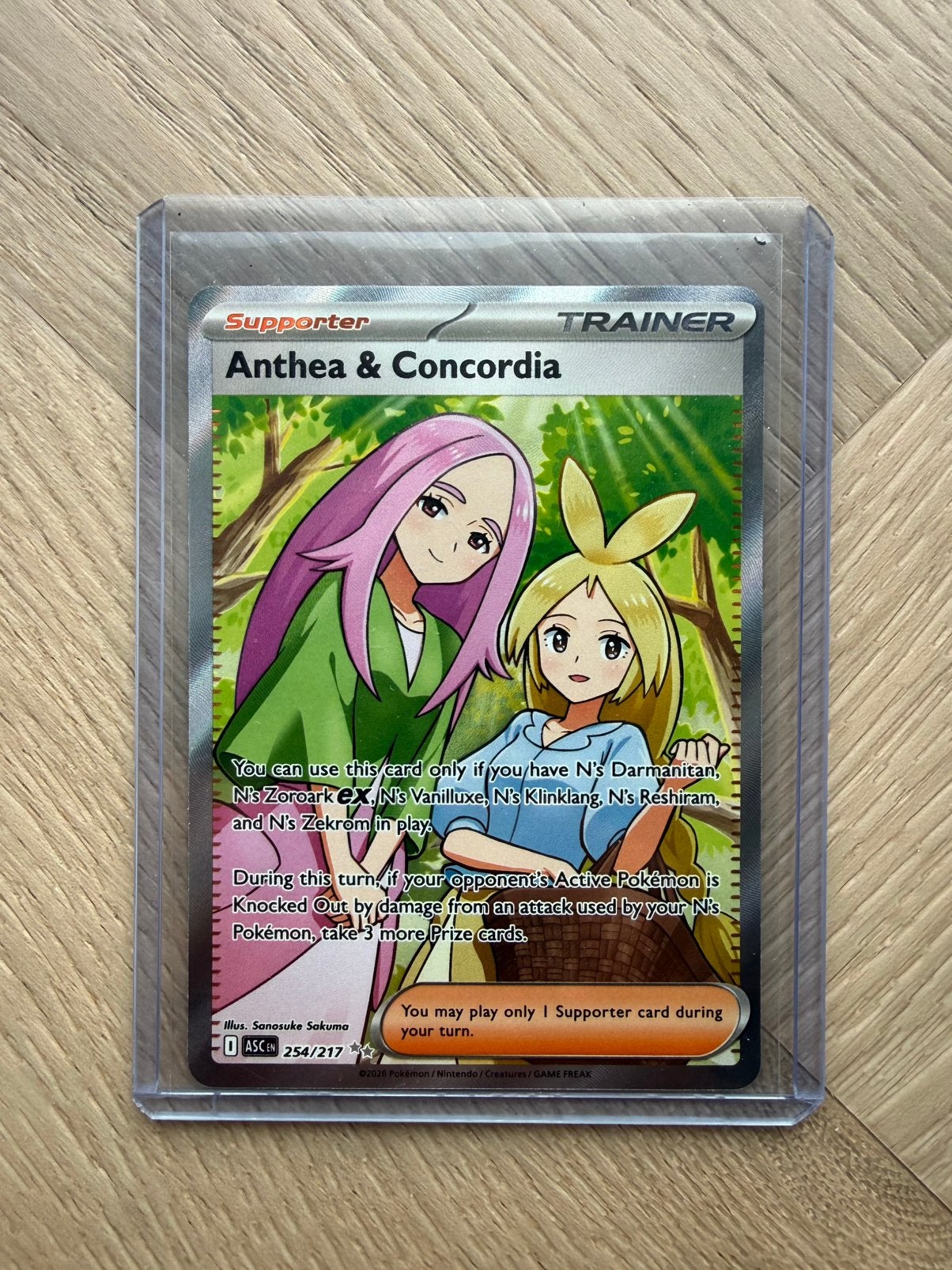 Anthea & Concordia 254 - Ascended Heroes, Ophalen, Zo goed als nieuw, Losse kaart