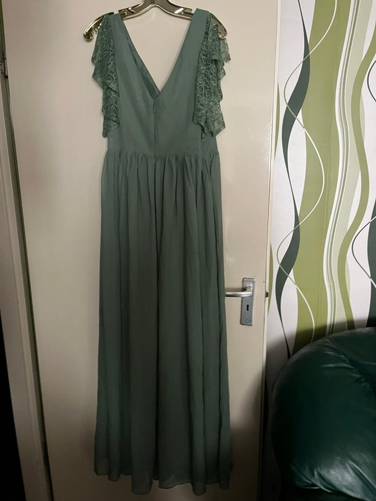 JJ's House Lange Galajurk/Feestjurk - EU38, Kleding | Dames, Ophalen of Verzenden, Zo goed als nieuw, Maat 36 (S), Groen