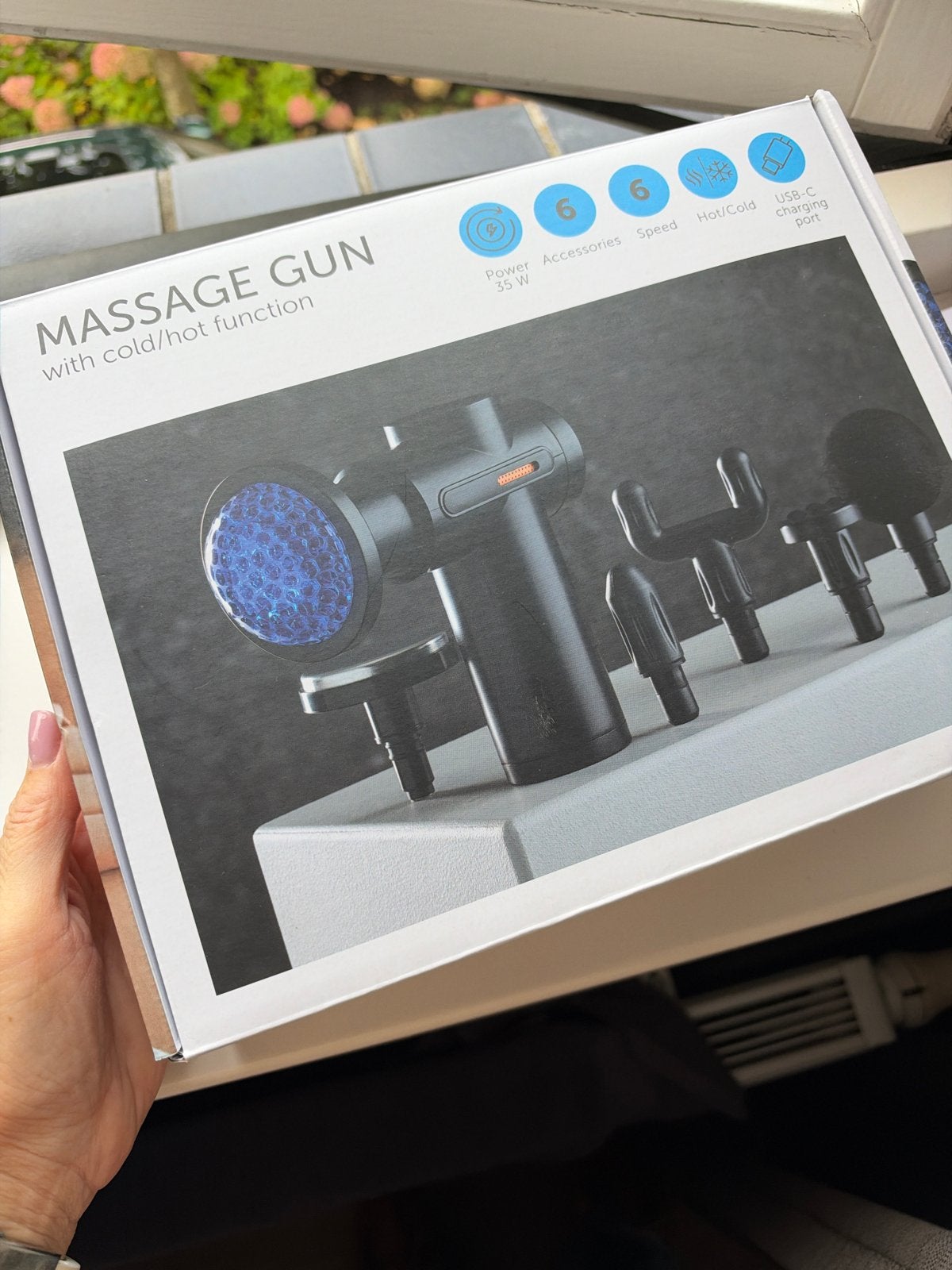Massage Gun met Warmte- en Koudefunctie, Ophalen of Verzenden, Nieuw, Apparaat