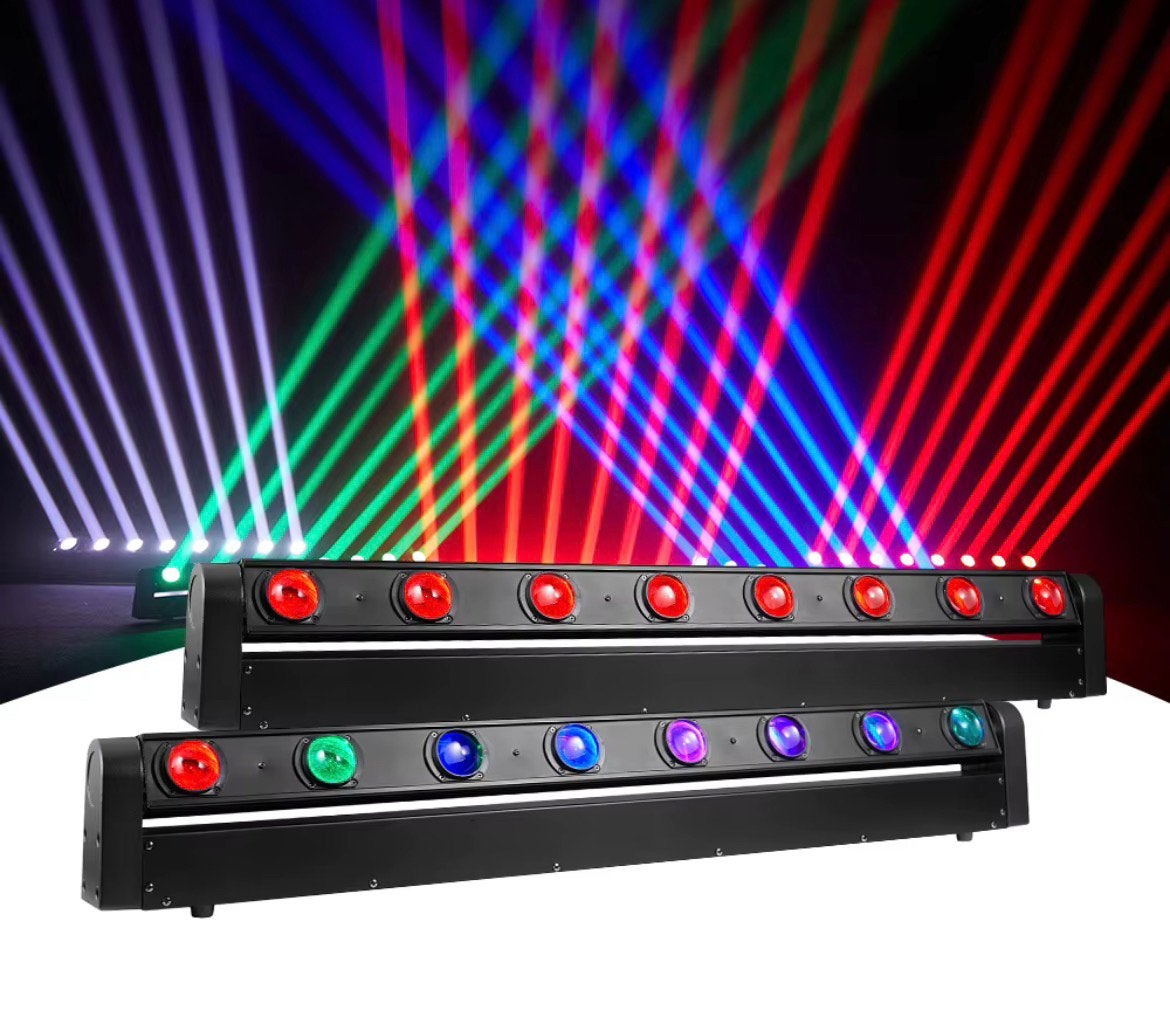 Bewegende Led Bar RGBW - Auto, Dmx, & Geluid | Nieuw, Geluidgestuurd, Nieuw, Ophalen of Verzenden, Techlite