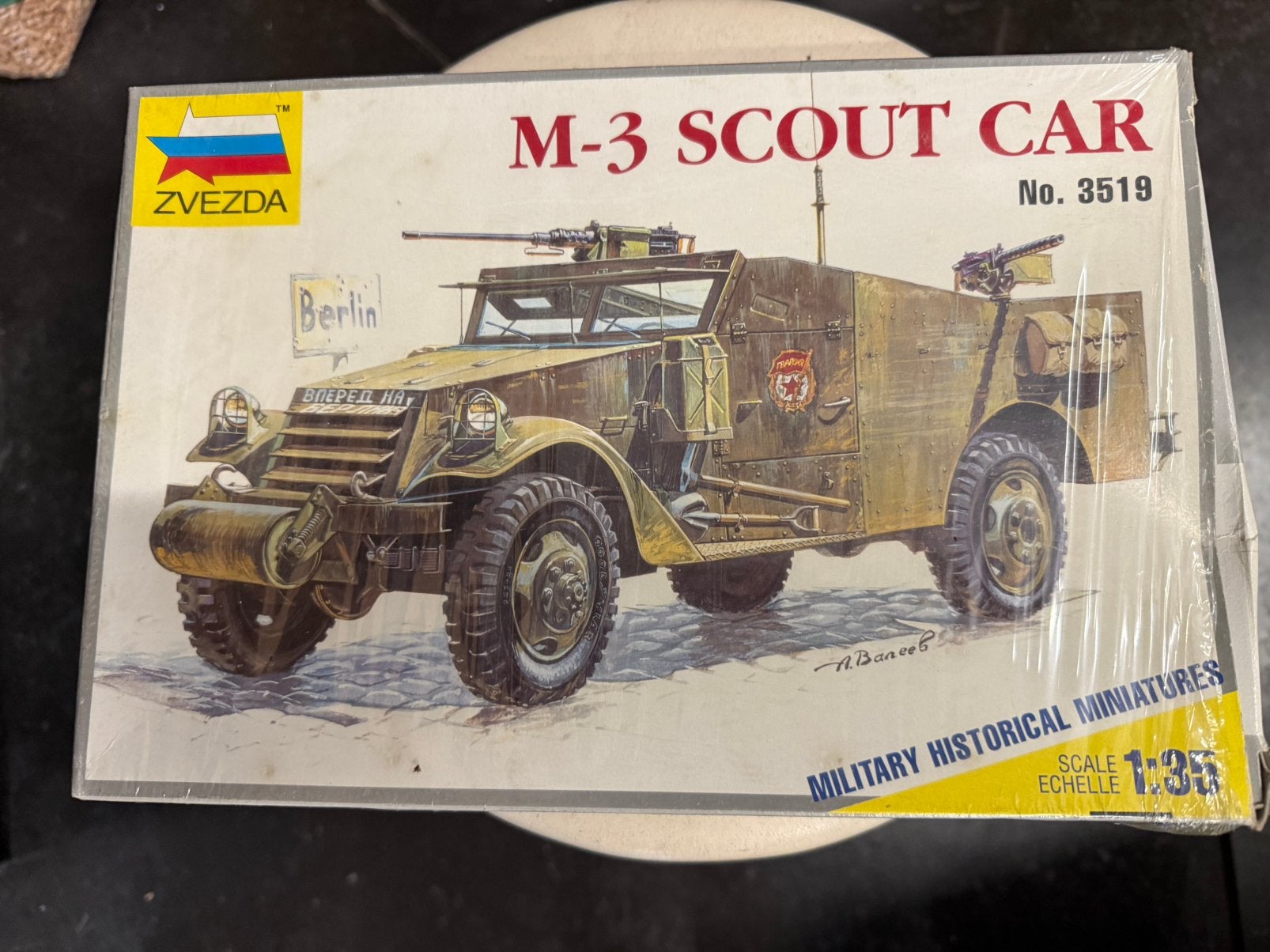 M3 Scout Car, Italeri, 1:32 tot 1:50, Ophalen of Verzenden, Zo goed als nieuw