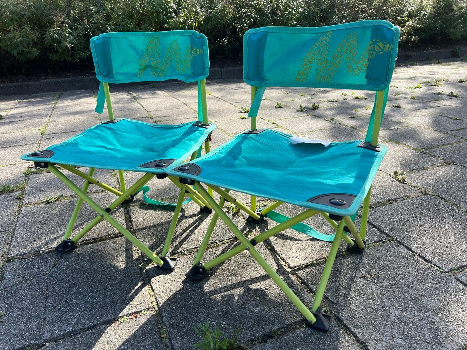 2x Decathlon Kinder Campingstoelen - Opvouwbaar & Draagbaar, Ophalen, Gebruikt