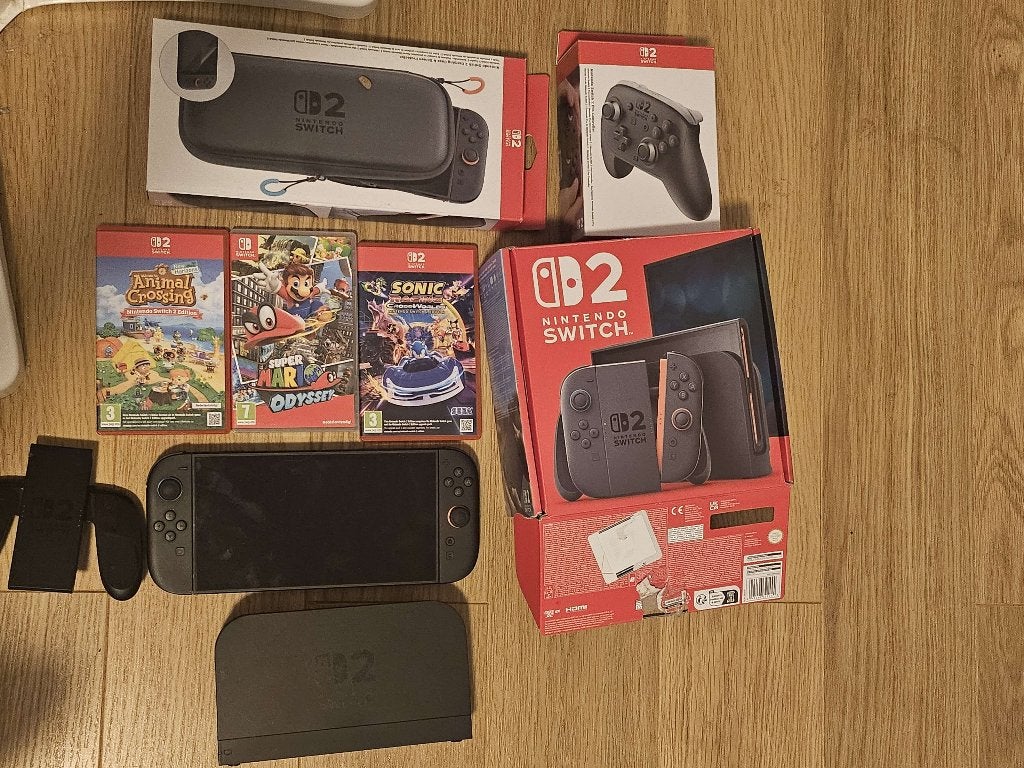 Nintendo switch 2 + veel extra's!, Spelcomputers en Games, Ophalen, Zo goed als nieuw, Met 3 controllers of meer, Switch Original