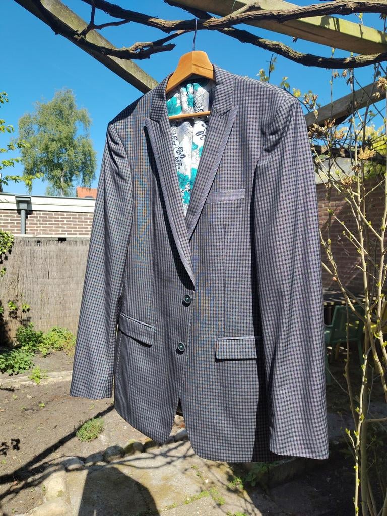Colbert - Peter van Holland, Kleding | Heren, Kostuums en Colberts, Ophalen of Verzenden, Zo goed als nieuw, Blauw
