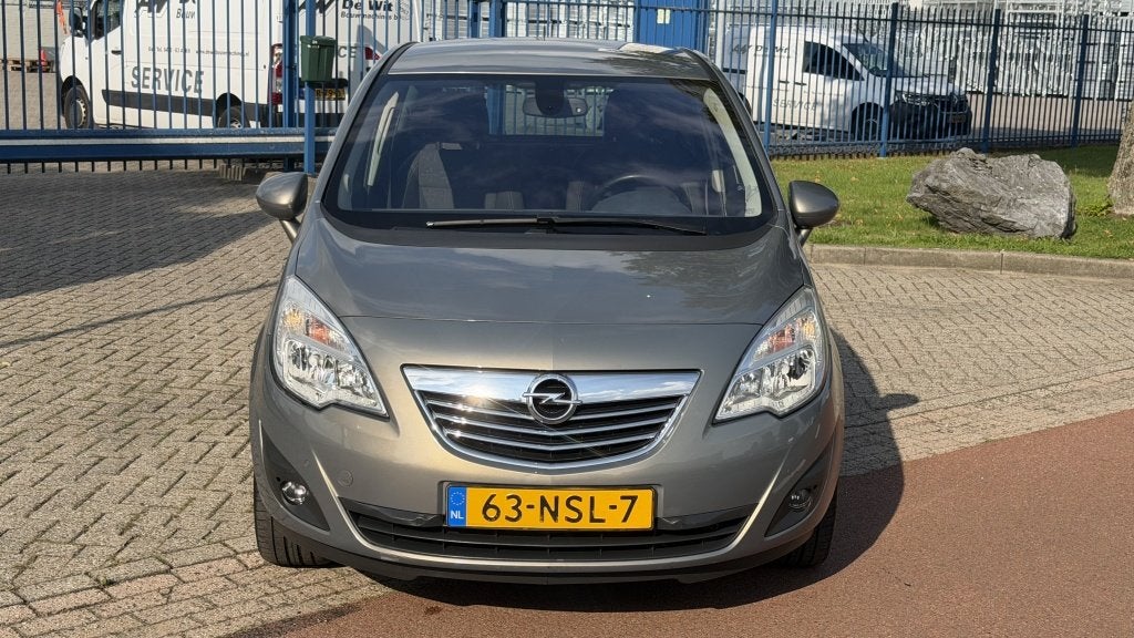 Opel Meriva 1.4 Turbo TREKHAAK AIRCO CRUISE ELEC RAMEN, Auto's, Euro 5, 680 kg, 4 cilinders, Bruin