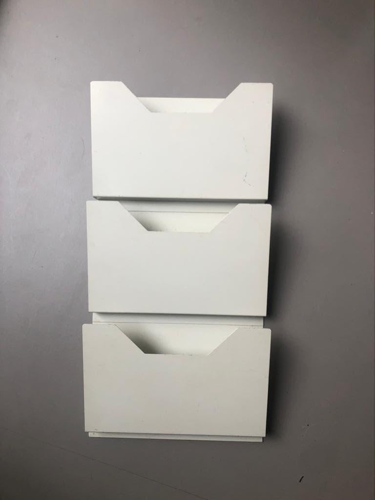 Vintage metalen tijdschriftenhouder - tijdschrift rek, Gebruikt