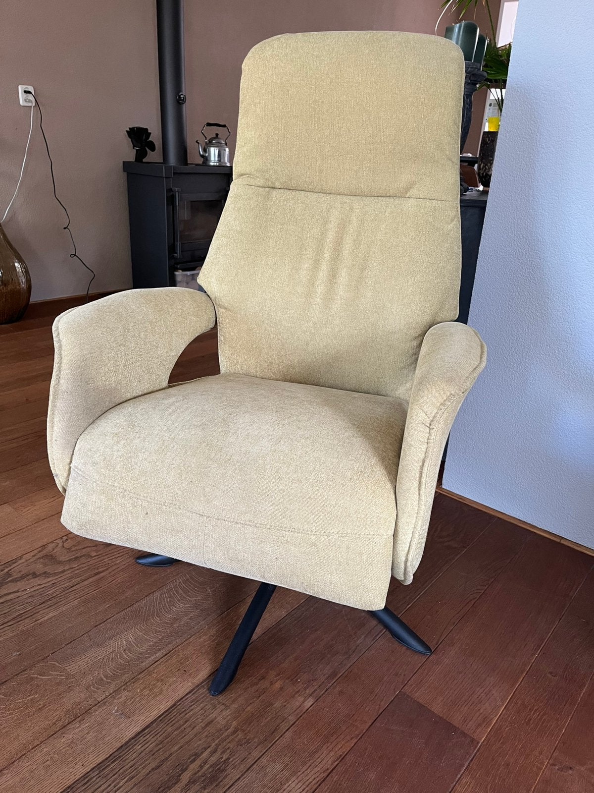 Realx fauteuil, Huis en Inrichting, Ophalen, Gebruikt, 75 tot 100 cm, Stof