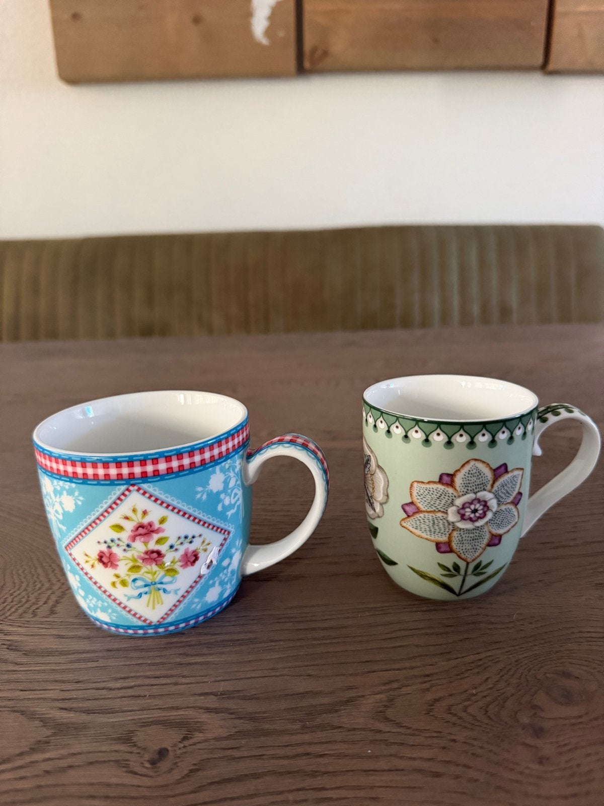 Set van 2 Pip Studio mokken - Diverse patronen, Pip Studio, Zo goed als nieuw, Modern, Porselein