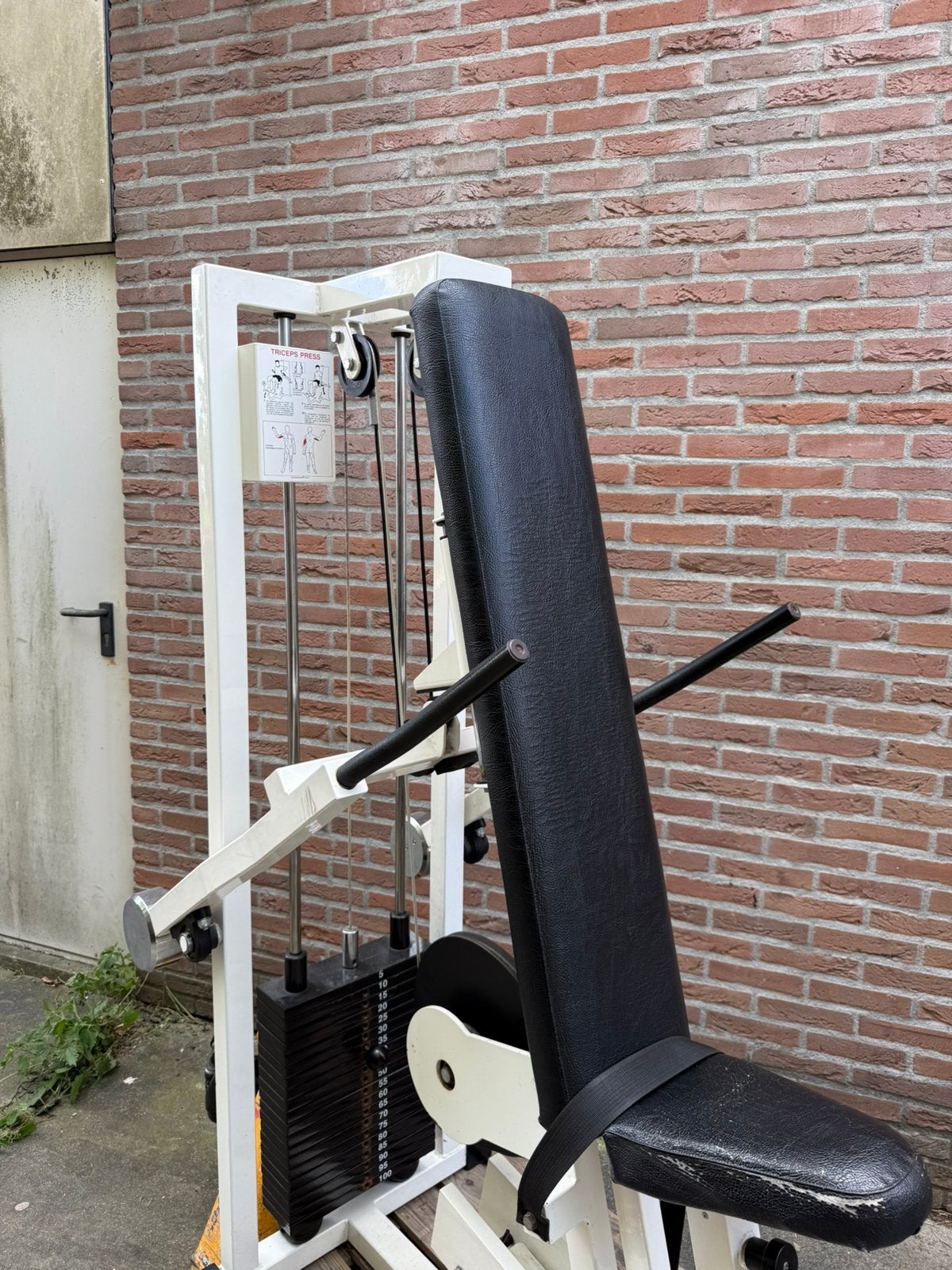 Technogym tricep dip machine/ triceps/ trizeps/, Ophalen, Gebruikt, Xtx, X