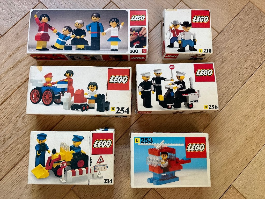 Lego poppen sets jaren 70, Kinderen en Baby's, Speelgoed | Duplo en Lego, Gebruikt, Lego, Compleet, Ophalen of Verzenden